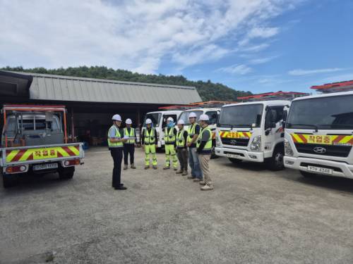 ◇한양건설(주)는 특화된 노하우를 바탕으로 12월까지 한국도로공사 강원본부 양양지사 도로시설물 연간유지보수공사를 맡았다. 사진=한양건설(주)