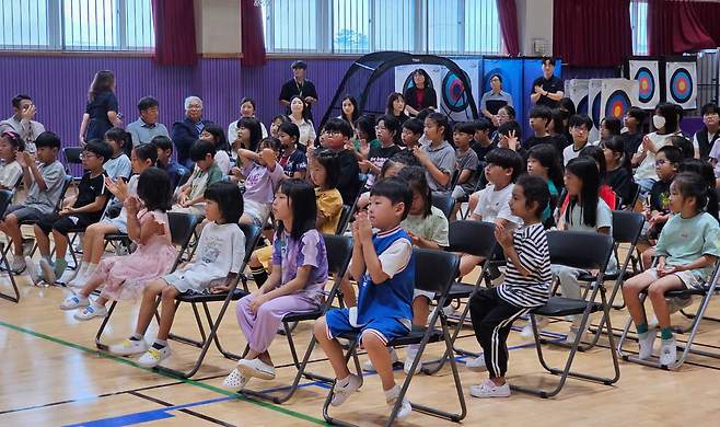 1일 오전 '제주 농어촌유학' 시범사업이 시작된 제주시 구좌읍 평대초등학교 교육 현장. ⓒ제주의소리