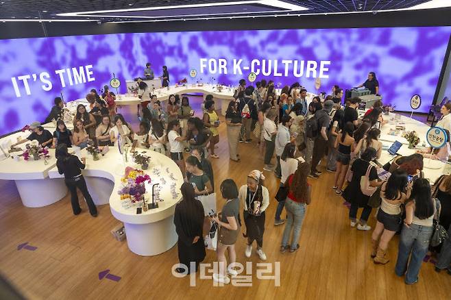 지난 8월 말 미국 뉴욕에서 진행된 ‘K뷰티 부스트 인 뉴욕 2025’ 현장.(사진=누리하우스)