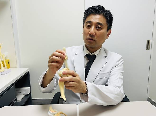 이민수 SD동물의료센터 대표원장이 반려견의 관절 질환에 대해 설명하고 있다. ⓒ 뉴스1