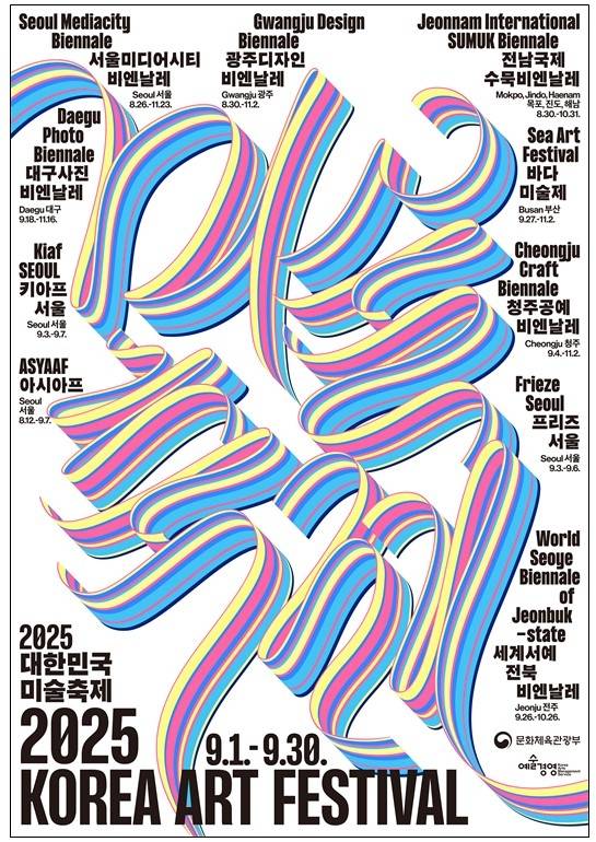 ‘2025 대한민국 미술축제’ 포스터. 문체부 제공