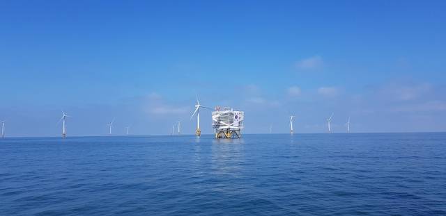 한전이 최대주주로 참여하고 있는 전북 서남권 400MW 해상풍력 시범사업이 ‘2025년도 공공주도형 해상풍력 고정가격 경쟁입찰’에서 최종 선정됐다. [한전]