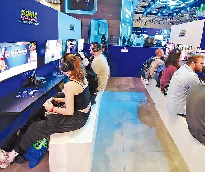 삼성디스플레이 QD OLED 체험존. /삼성디스플레이 제공