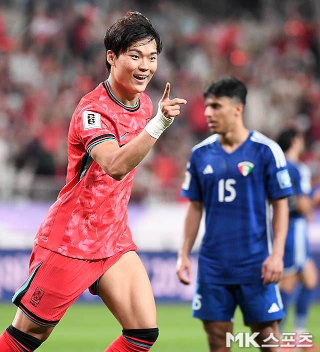 한국 축구 대표팀 스트라이커 오현규. 오현규가 독일 분데스리가로 향할 것으로 보인다. 사진(상암 서울)=천정환 기자