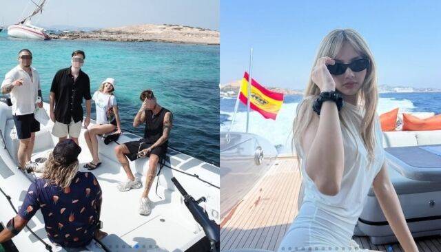 블랙핑크 리사와 지인들. /리사 소셜미디어