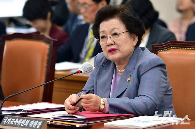 이배용 국가교육위원회 위원장. 윤창원 기자