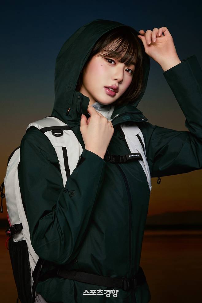 아이더 모델로 나선 장원영. 아이더 제공