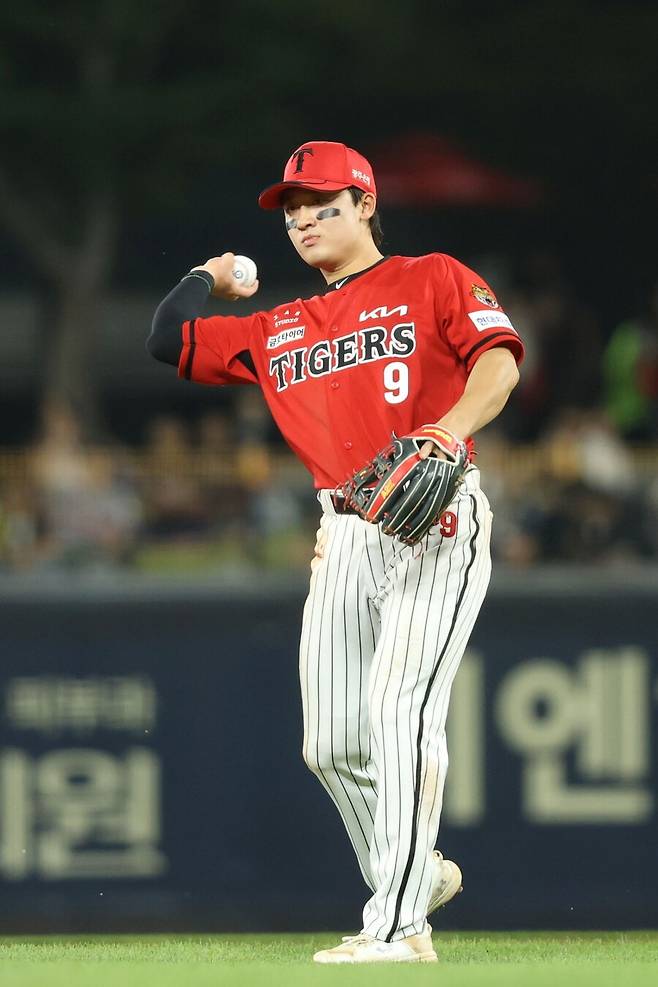 ▲ 올 시즌 막판 활약이 기대를 모으는 윤도현 ⓒKIA타이거즈