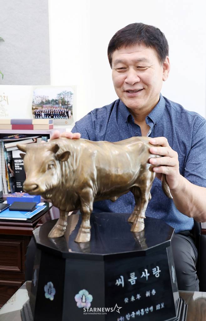 이준희 대한씨름협회장. /사진=강영조 선임기자