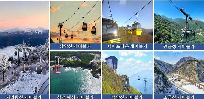 강원도 관광 케이블카 [강원도 제공.재판매 및 DB 금지]