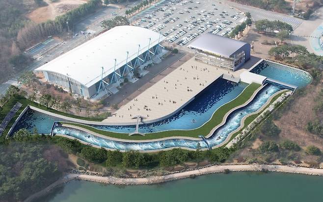 카누슬라럼 경기장 조감도. 울산시 제공