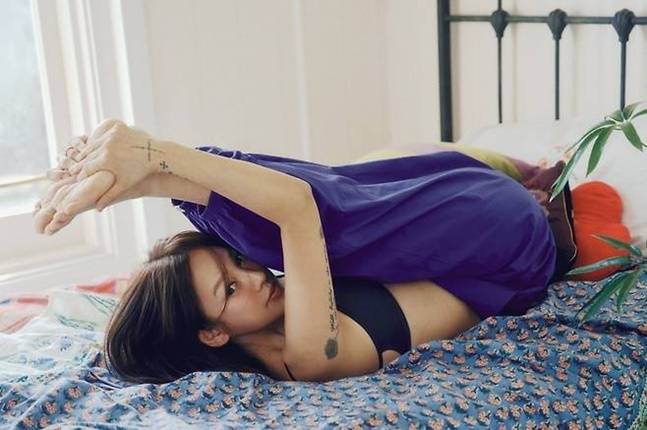 요가 강사 자격증까지 취득한 이효리. [사진=29cm]