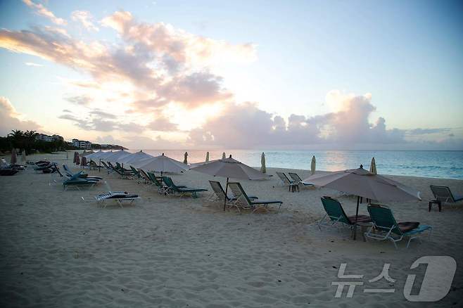 영국령 앵귈라 해변가. 2025.09.02. ⓒ AFP=뉴스1 ⓒ News1 심서현 기자
