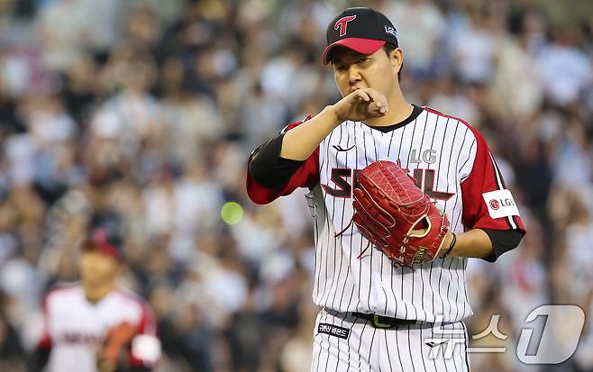 LG 트윈스 마무리 투수 유영찬. 뉴스1 DB ⓒ News1 김도우 기자