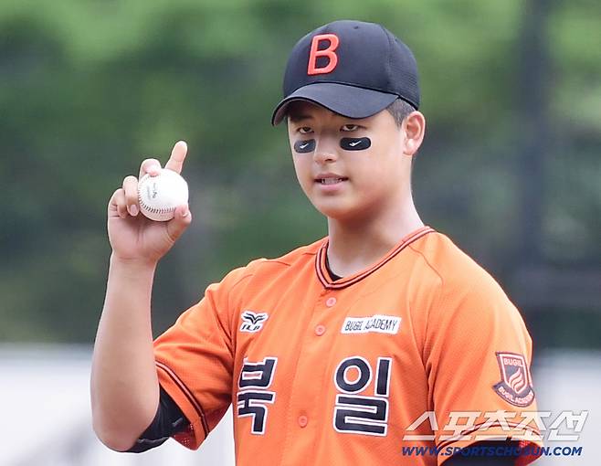 5일 서울 목동구장에서 열린 제80회 청룡기 고교야구선수권 대회 및 주말리그 왕중왕전 북일고-인천고 경기. 투구하는 북일고 박준현. 목동=송정헌 기자songs@sportschosun.com/2025.07.05/