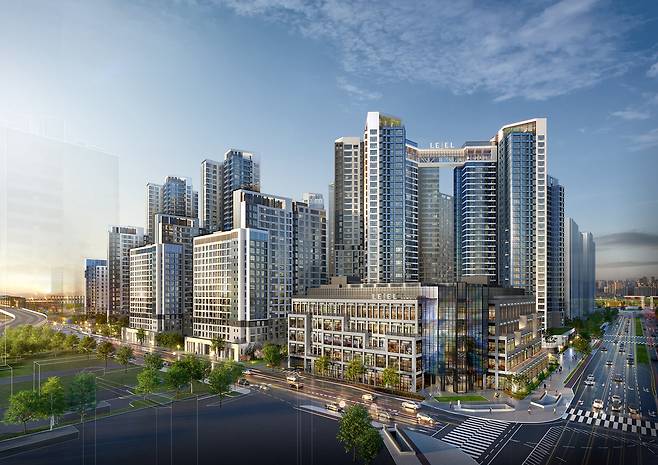 잠실 르엘 투시도. /롯데건설 제공