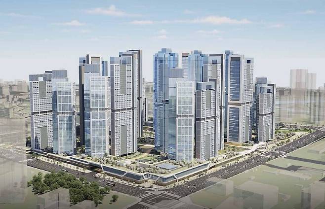 은마 아파트 조감도. 서울시 제공