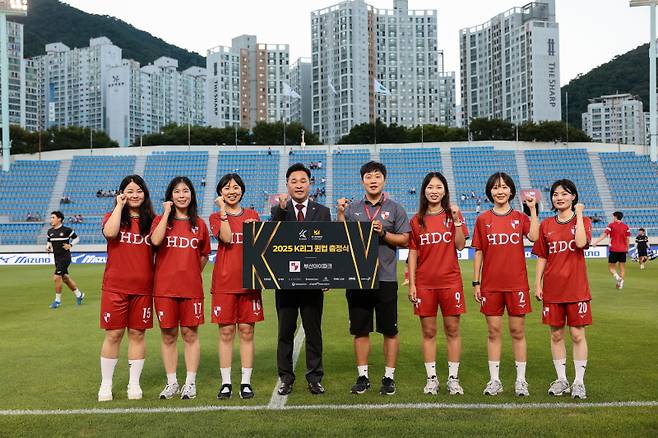 2025 K리그 퀸컵에 나서는 부산 슛퍼우먼. 사진=부산