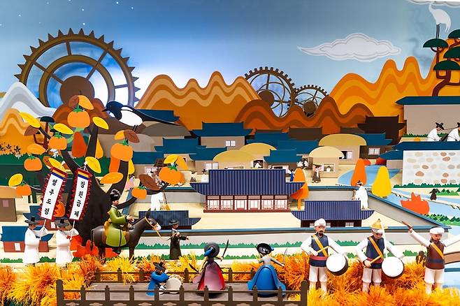 영주도령의 성장스토리를 흥미진진하게 보여주는 인형극(사진=이효태)