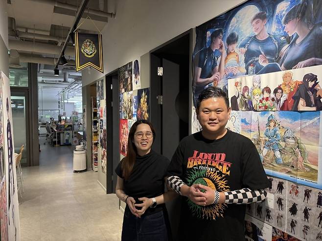 1일 서울 홍대입구역 인근 쿠키플레이스 본사에서 만난 남선우 공동대표(왼쪽)와 장동현 공동대표(오른쪽)의 모습./사진=최영총 기자