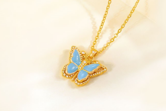 라오푸골드의 금 펜던트.