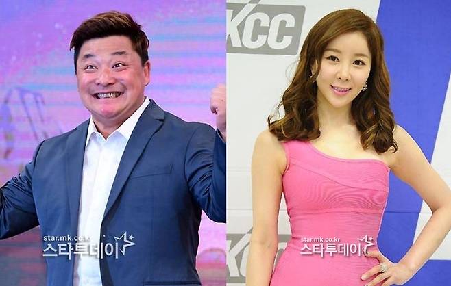 윤정수, 원자현. 사진|스타투데이DB