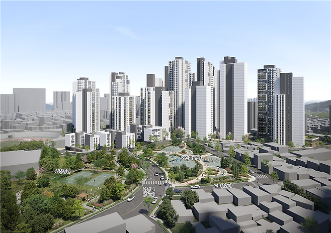 용산구 효창동 5-307번지 일대 도시정비형 재개발사업 조감도. [서울시 제공]