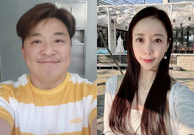 [서울=뉴시스] 윤정수(왼쪽), 원자현. (사진=윤정수 인스타그램, 원자현 인스타그램 캡처) 2025.09.02. photo@newsis.com *재판매 및 DB 금지