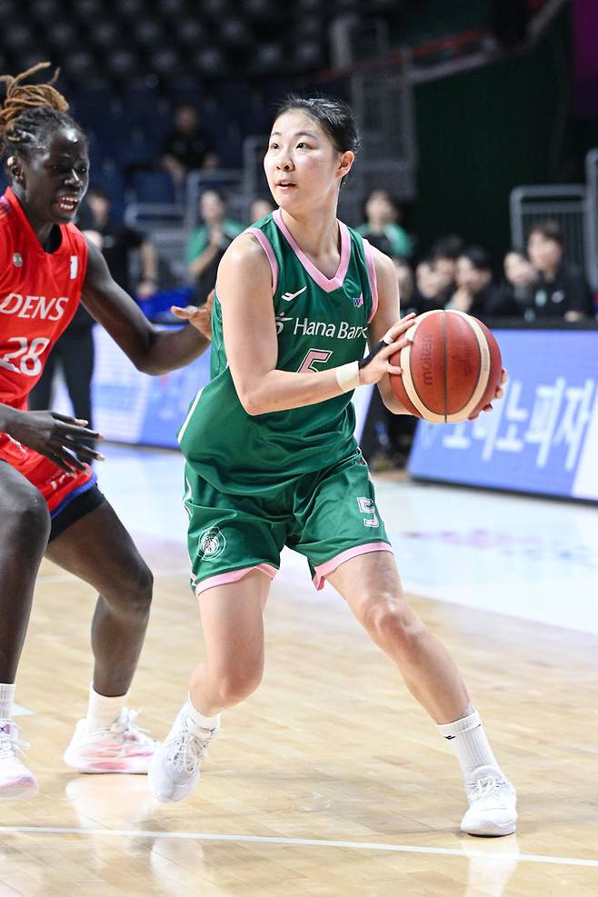 [서울=뉴시스] 여자프로농구 부천 하나은행의 고서연. (사진=WKBL 제공) *재판매 및 DB 금지