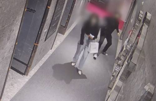 부산 돌려차기 사건 CCTV 장면