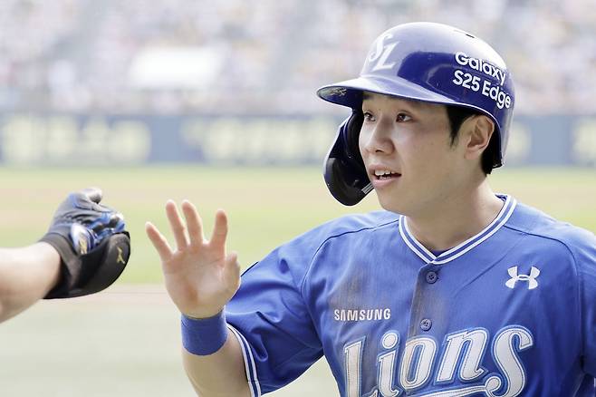 삼성 김지찬. 뉴시스