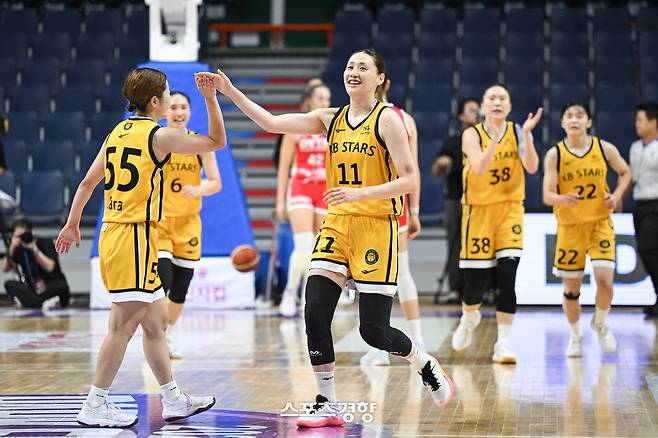 강이슬(가운데) | WKBL 제공