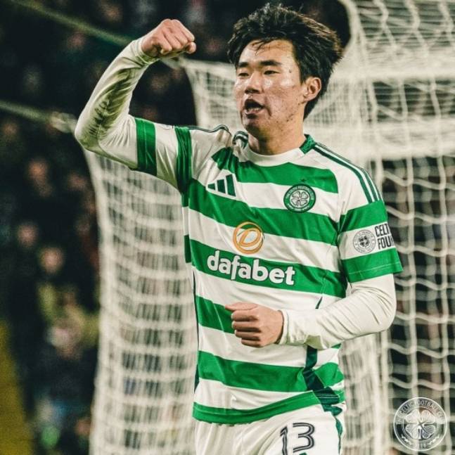 셀틱FC 양현준. /사진=셀틱FC SNS 캡처