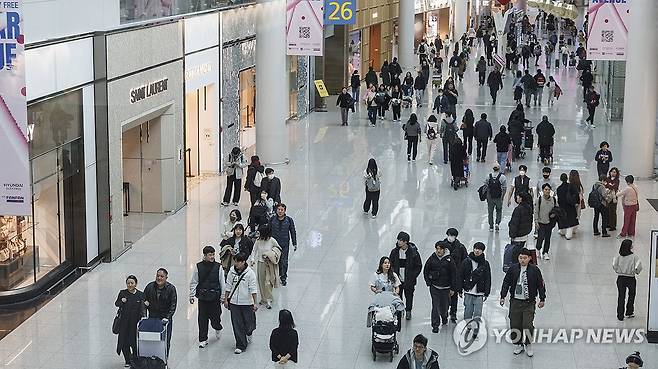 인천공항 내 면세점 [연합뉴스 자료사진]