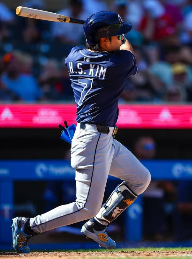 (탬파베이 시절의 김하성)