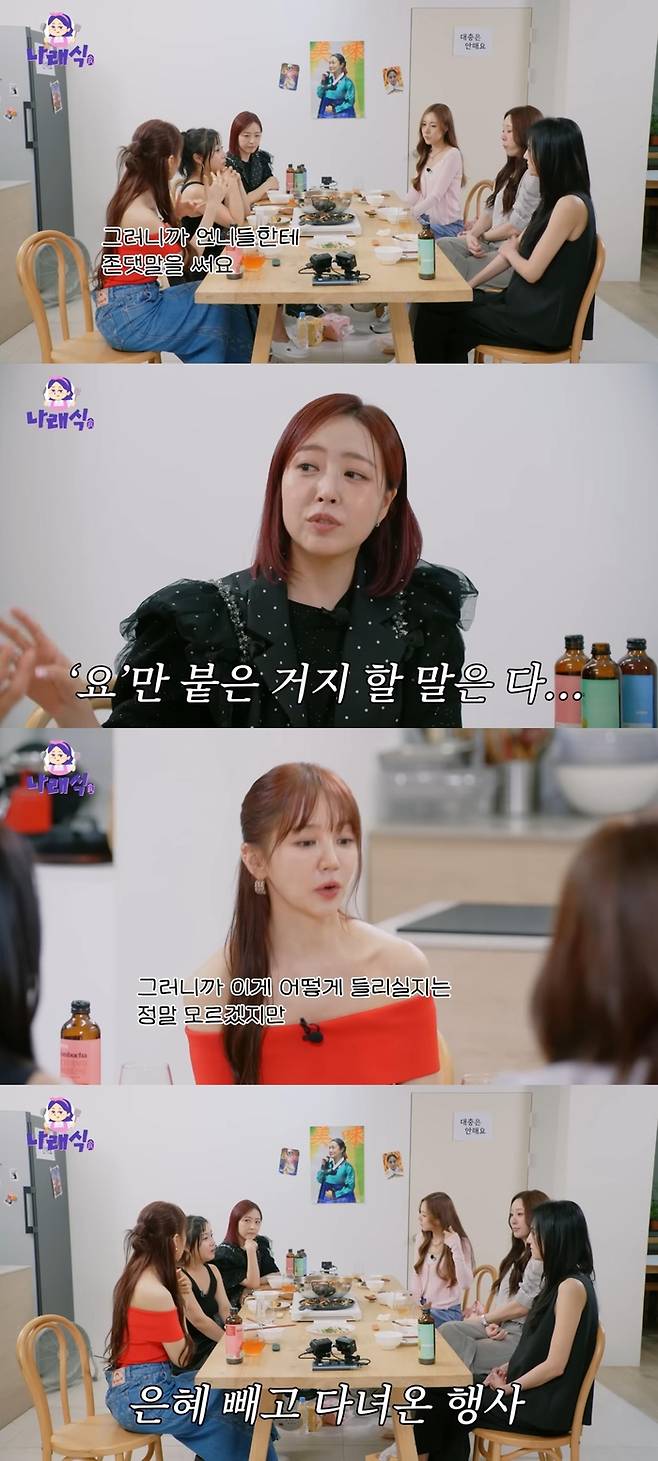 베이비복스. 유튜브 채널 ‘나래식’