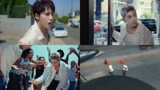 세븐틴 에스쿱스(위쪽 사진의 오른쪽)X민규의 첫 번째 미니앨범 'HYPE VIBES'가 오는 29일 발매된다. /플레디스 엔터테인먼트