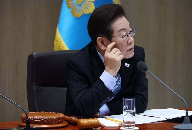 이재명 대통령이 2일 용산 대통령실에서 국무회의를 주재하고 있다.ⓒ연합뉴스