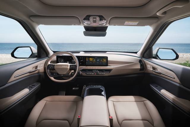 EV5 1열 모습. 기아 제공