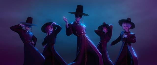 넷플릭스 오리지널 애니메이션 영화 ‘케이팝 데몬 헌터스’ 이미지. 넷플릭스 제공