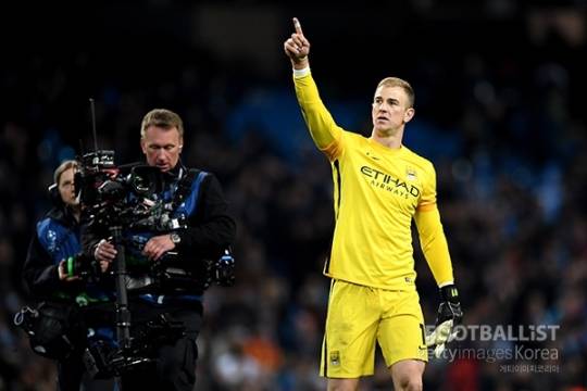 맨체스터시티 시절 조 하트. 게티이미지코리아