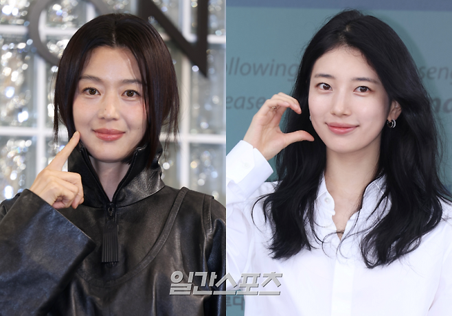 배우 전지현(왼쪽)과 수지 / 사진=일간스포츠DB