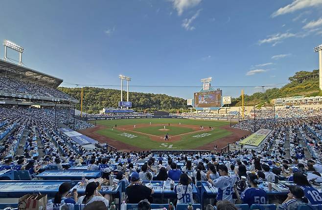 삼성 라이온즈의 홈구장인 대구삼성라이온즈파크(라팍)의 전경. 삼성 제공