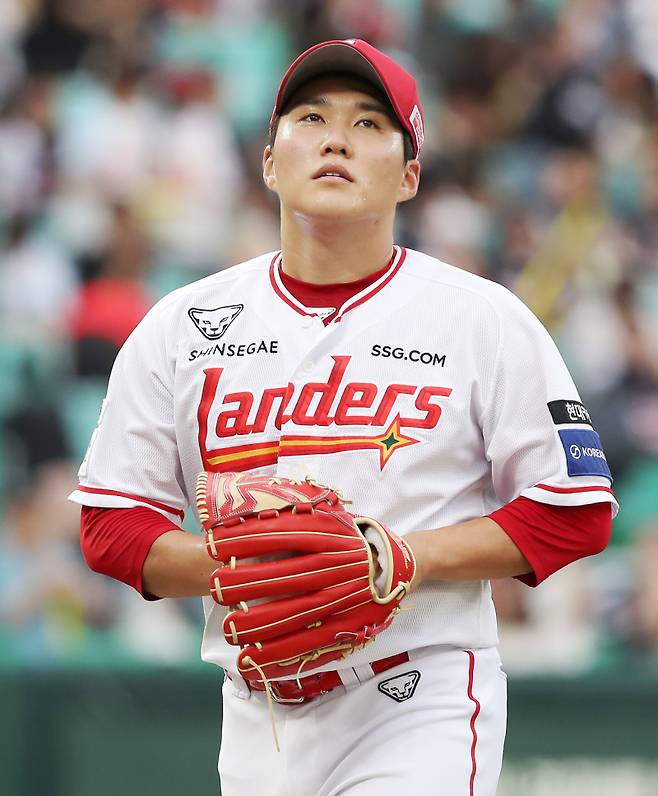 3일 광주 KIA전 선발 투수로 예고된 오른손 투수 최민준. SSG 제공