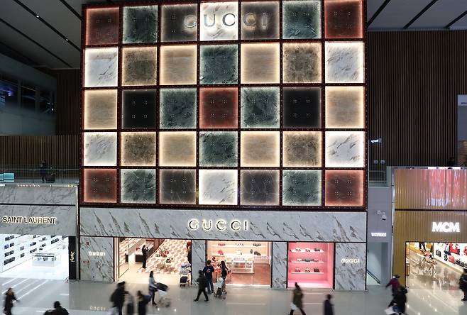 인천공항 제2여객터미널 면세점. 인천국제공항공사 제공