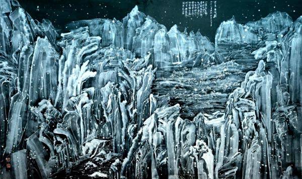 디딤돌전에 소개한 장유재 작가의 ‘장산:환계장산도’. 갤러리 예가 제공