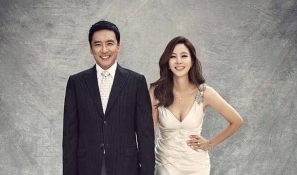 배우 김승우와 김남주 부부.