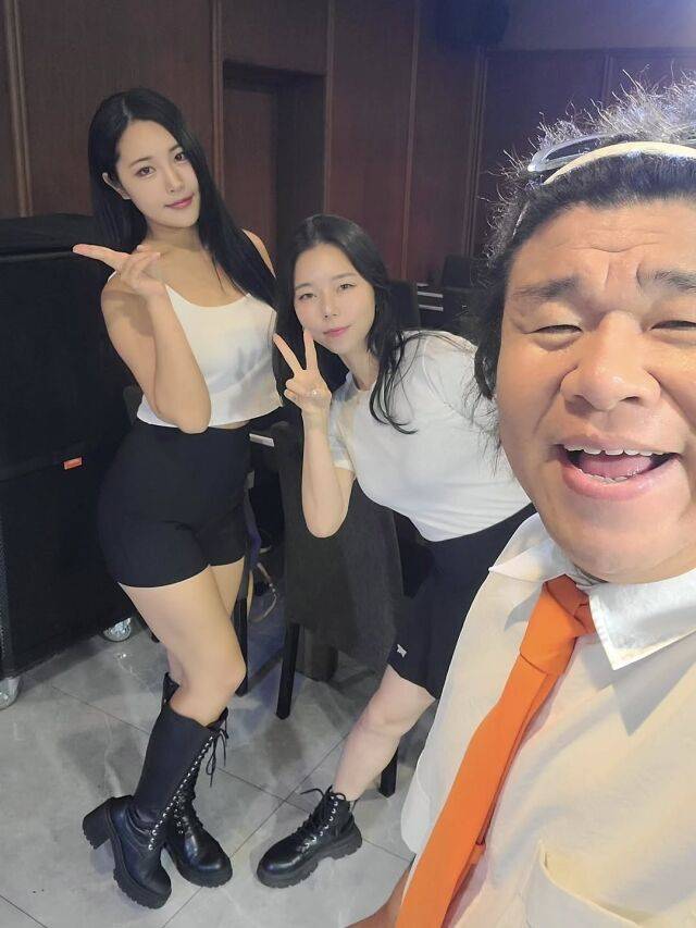 개그맨 오정태와 함게 일하는 댄서. /오정태 소셜미디어