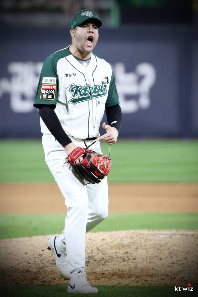 엔마누엘 데 헤이수스. /사진=KT 위즈 제공