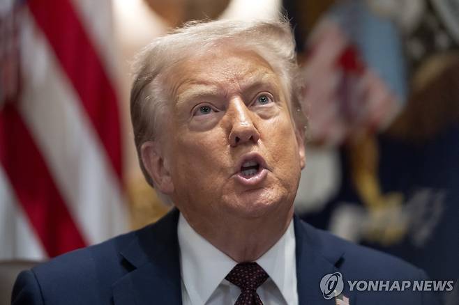 도널드 트럼프 미국 대통령 [AP 연합뉴스 자료사진. 재판매 및 DB 금지]